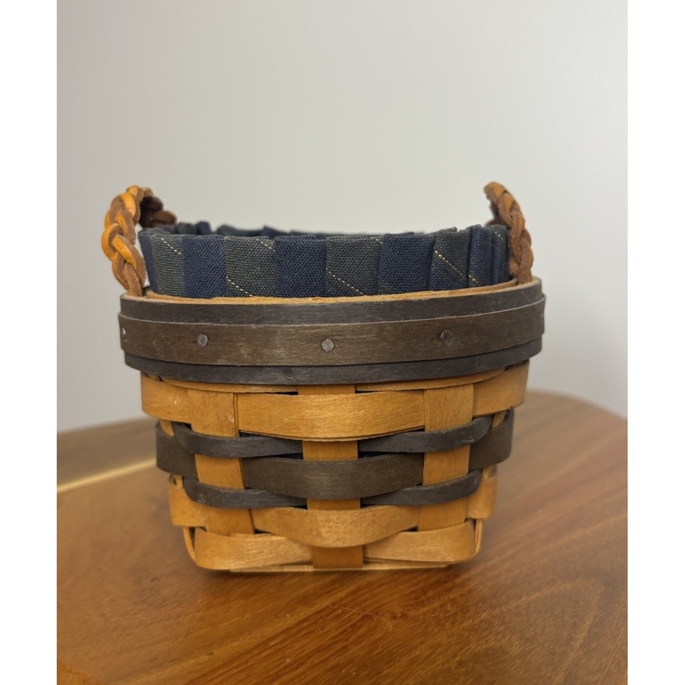Longaberger Collectors Club Vintage 1998 Thyme Booking Basket Cottagecore